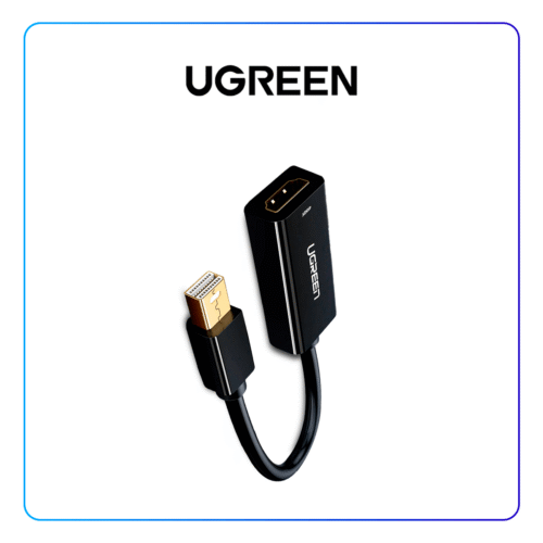 Adaptador UGREEN Mini DisplayPort a HDMI 4K Negro 25cm
