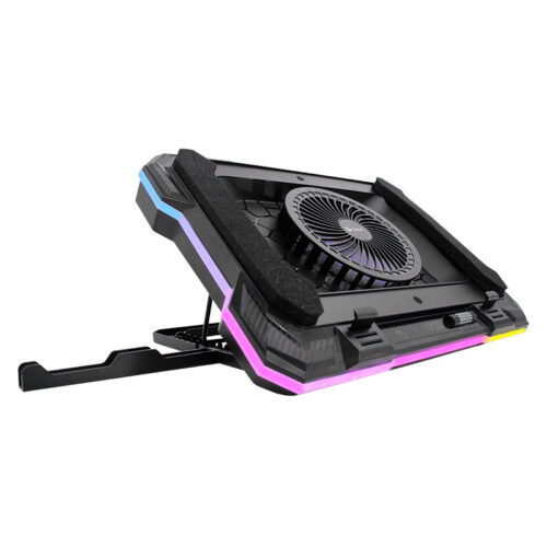 Cooler para Notebook Teros TE-7133N RGB 14" a 19" Negro