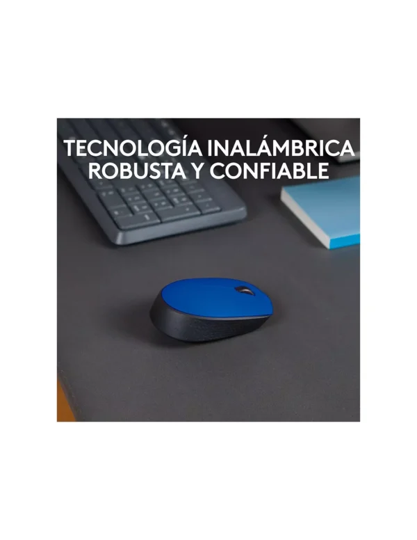 Mouse Inalámbrico Logitech M170 Azul 2.4GHz USB