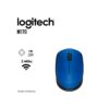 Mouse Inalámbrico Logitech M170 Azul 2.4GHz USB